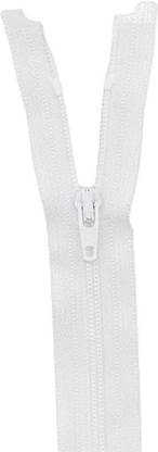 Hunny - Bunch Premium YKK Open Zipper(20 Inch)for All Kinds of Crafting, Dresses. Shade - White Brass Open-ended Zipper