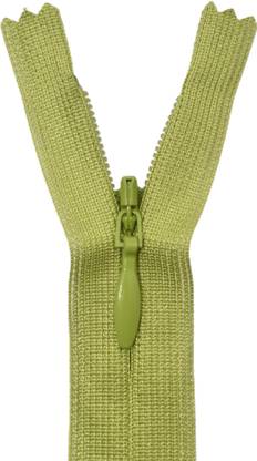 Hunny - Bunch YKK 2CC Premium Invisible Concealed Knitted Tape Zipper (18 inches)(Shade - 10) Green Plastic Invisible Zipper