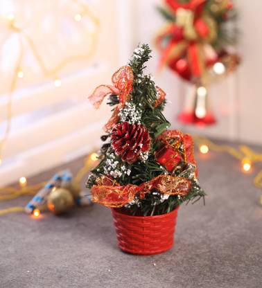 Itiha Pine 18 cm (0.59 ft) Artificial Christmas Tree