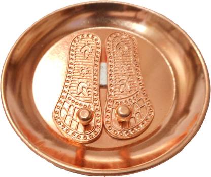 SwadesiBuyzzar Maa Vaishno Chamatkari Charan Paduka (Copper) Copper Yantra at Rs. 79