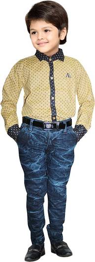 AD & AV Boys Casual Shirt Jeans