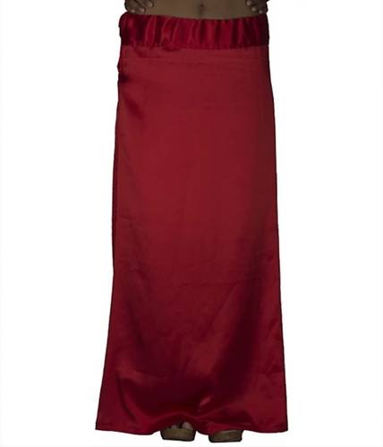PKYC AM-ChMaroon42 Satin Blend Petticoat