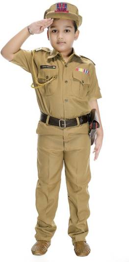Smuktar garments Police Dress Kids Costume Wear