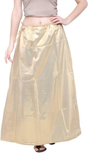 PKYC AM-GoldLShimmerPtc50 Cotton Blend Petticoat