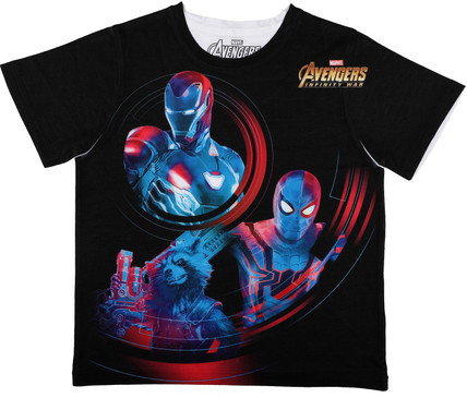 Marvel Avengers Boys Graphic Print 