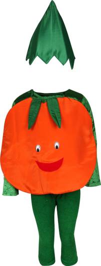 Raj Fancy Dresses Tomato Vegetable Kids Costume Wear