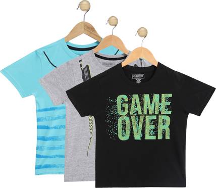 CHEROKEE Boys Printed Cotton Blend Regular T Shirt