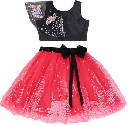 MVD Fashion Girls Festive & Party Top and Skirt Set