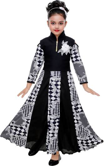 DigiMart Girls Maxi/Full Length Casual Dress