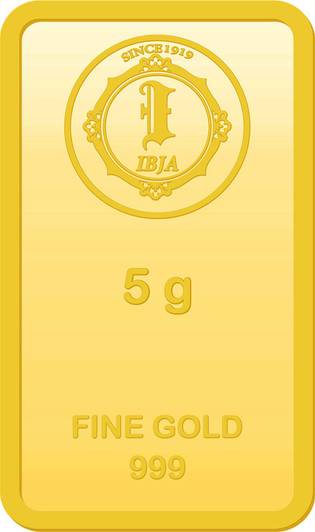 IBJA Gold Investment 24 (999) K 5 g Gold Bar