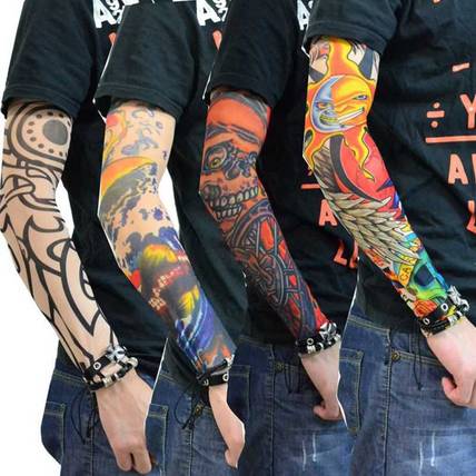 LALA LAND Nylon Arm Sleeve For Men & Women With Tattoo