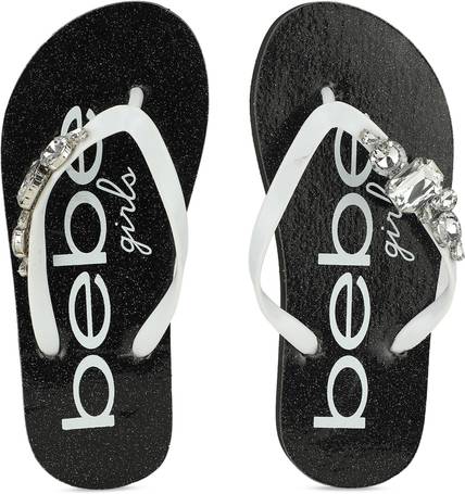 BeBe Girls Slip On Slipper Flip Flop