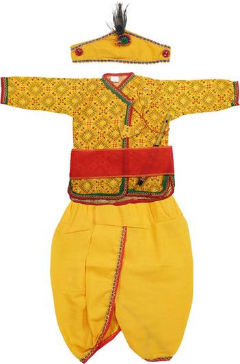 Shishu CHUNARI PRINT Kids Costume Wear