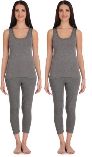 Selfcare New Combination Of Colours Women Top - Pyjama Set Thermal