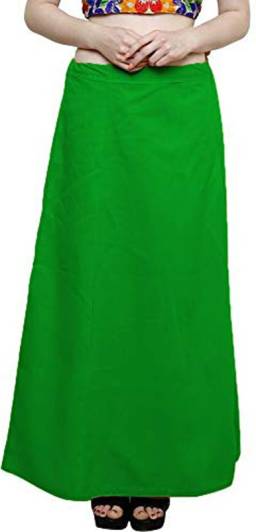 trendzmy SS_green Cotton Blend Petticoat