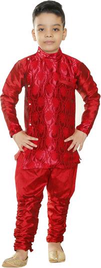 Nessie Boys Festive & Party Kurta and Pyjama Set