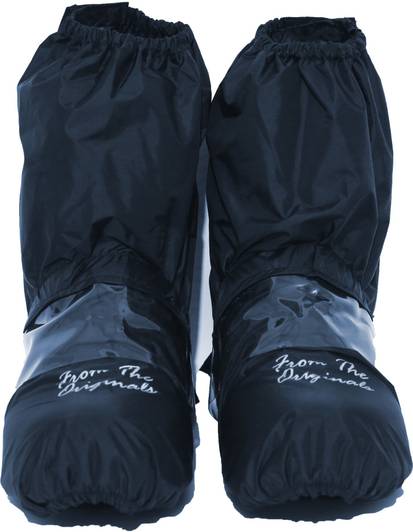 SHOERELLA Waterproof Rain/Snow Over Shoe Cover for Daily Wear Shoes for Mens/Womens With Shoe Bag/Pouch - Sneakers, Sports Shoes, Formal Shoes Polyester Black Flat Shoe Cover, Boots Shoe Cover