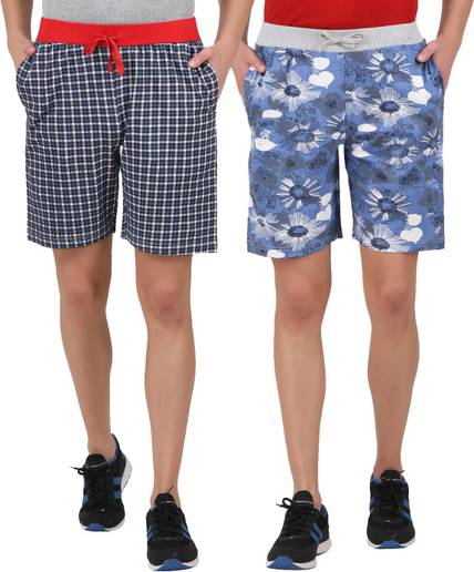 CHECKERSBAY Short For Boys Casual Printed Cotton Jersey