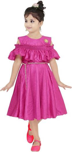 Indokids Calf Length Party Dress