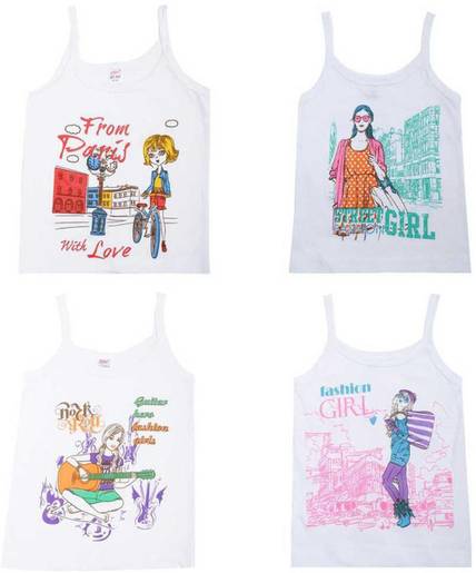 M & J Vest For Girls Cotton Blend