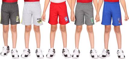 SOUTHTREE Short For Boys Casual Printed Pure Cotton
