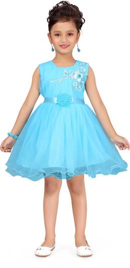 3SIX5 Girls Midi/Knee Length Casual Dress