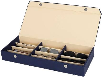 PRONIKS Eyewear Box case zipper (12pcs Storage)) All kind of eyewear Organizer Vanity Box