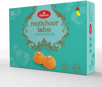 Haldiram's Motichoor Ladoo Pack of 2 Box