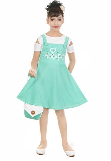FIERA FASHION Girls Casual Top Dungaree
