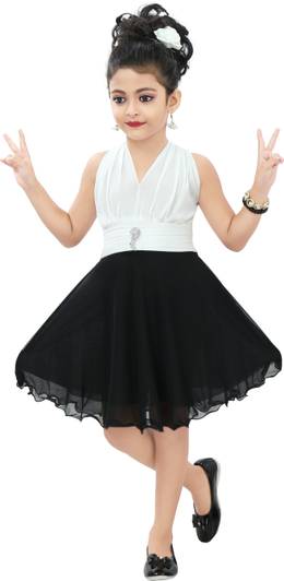 Chandrika Girls Midi/Knee Length Casual Dress