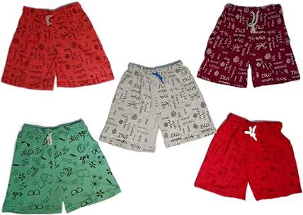 LEGEND EDGE Short For Boys Casual Printed Pure Cotton