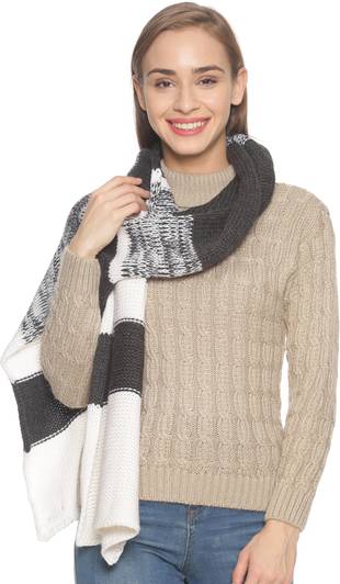 513 Striped Women Muffler
