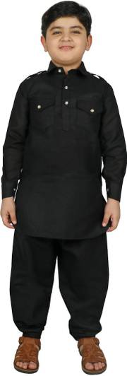 SG YUVRAJ Boys Festive & Party Pathani Suit Set