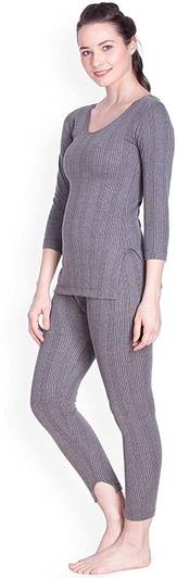 ALFA QUILTED GHR Women Top - Pyjama Set Thermal