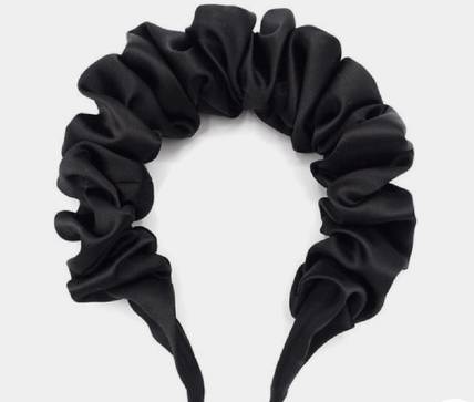 IBDA Solid Satin Volume Wave Headband, Stylish Hairband, Women Hair Accessories ,Handmade, Quality Assured,Head Accessories. Hair Band