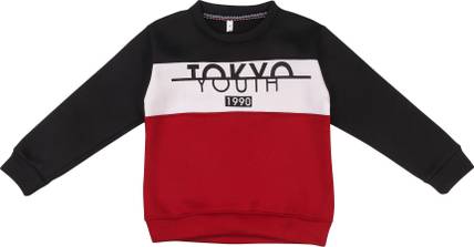 Fit N Fame Boys & Girls Printed Wool Blend Regular T Shirt