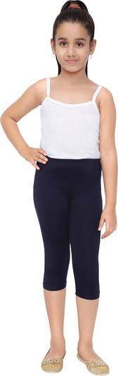 Robinbosky Capri For Girls Casual Solid Cotton Lycra Blend