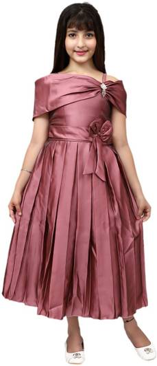 RRFASHION Girls Maxi/Full Length Party Dress