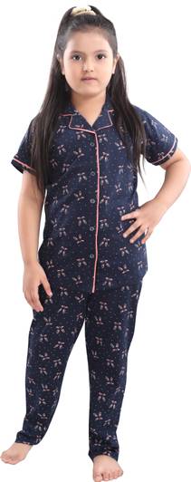 AV2 Kids Nightwear Girls Printed Cotton Blend