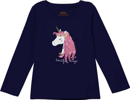 Ariel Girls Casual Cotton Blend Top