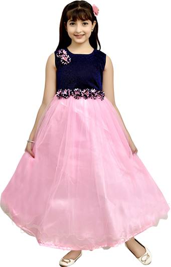 reshma fashion Girls Maxi/Full Length Party Dress
