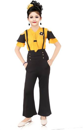 Style Junction Girls Party(Festive) Dungaree Pant