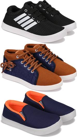 BERSACHE Boys Lace Running Shoes