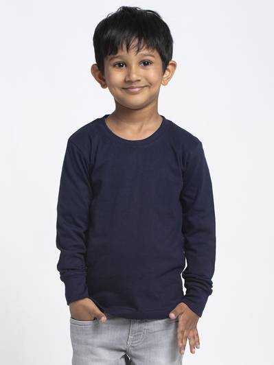 FRISKERS Baby Boys Solid Pure Cotton Regular T Shirt