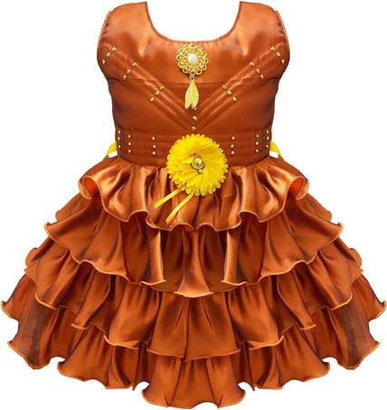 JELLY GARMENTS Baby Girls Midi/Knee Length Festive/Wedding Dress