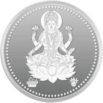 LORDS JEWELS Laxmi Ji Silver Coin 10 Grams S 999 10 g Silver Coin