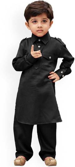 FTC FASHIONS Boys Festive & Party Pathani Suit Set