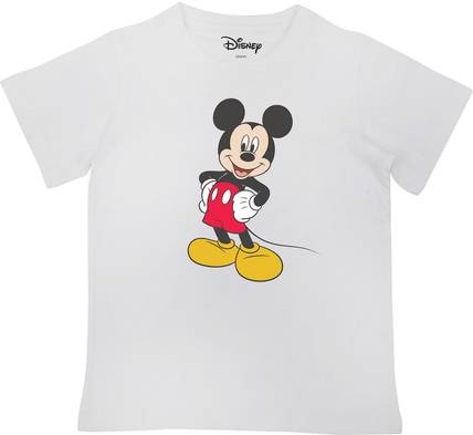 Mickey Mouse Family Boys Graphic Print Pure Cotton Regular T Shirt