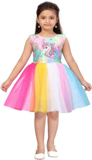 Aarika Baby Girls Midi/Knee Length Party Dress