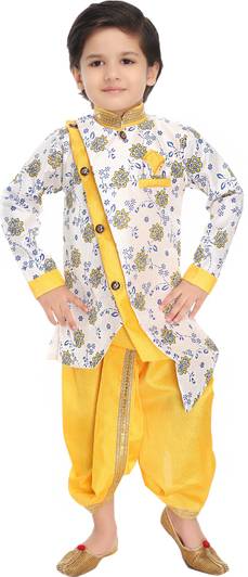 Smuktar garments Baby Boys Party(Festive) Kurta Dhoti Pant